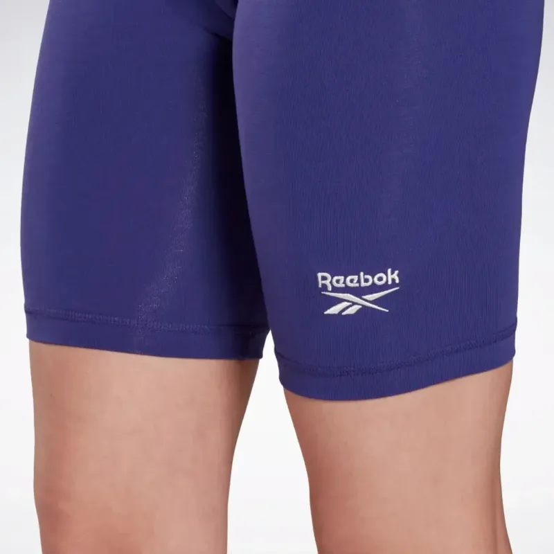 Reebok Identity Fitted Logo Shorts Sports Shorts Women's Purple-3