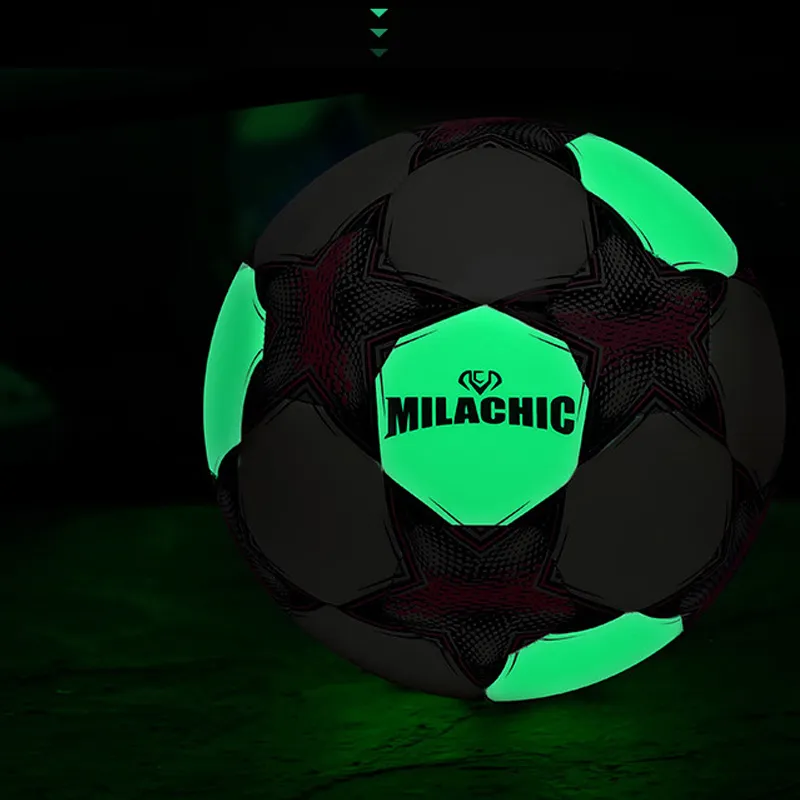 MILACHIC Size 4 Ball Soccer PU Machine Stitched Soccer Ball Unisex Multicolor-4