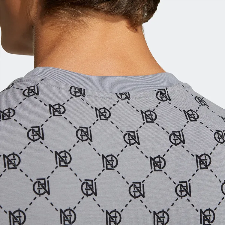 Adidas Neo T Shirt Men's Light Gray-4
