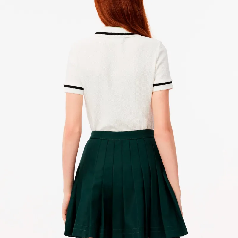 LACOSTE Polo Shirt Women's White-3