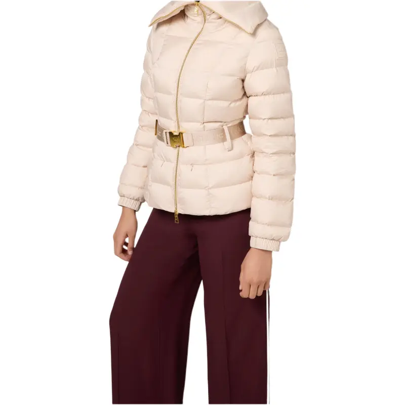 Elisabetta Franchi Wide Collared Belted Jacket-6