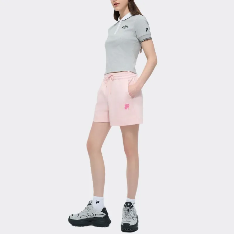FILA FUSION FOBFUSION LIFE Casual Shorts Women's Orange Gray Pink-5