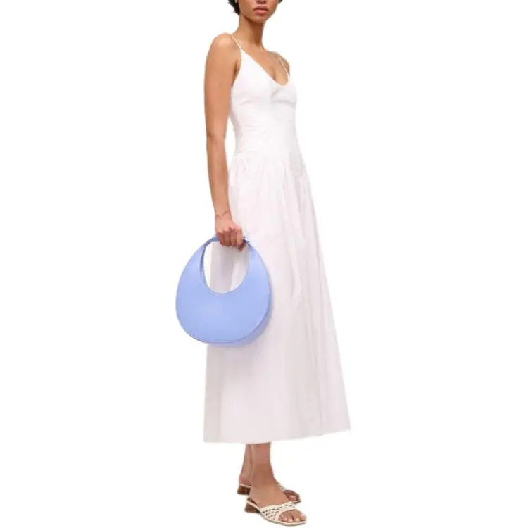 Staud Slip Dresses Women's White-2
