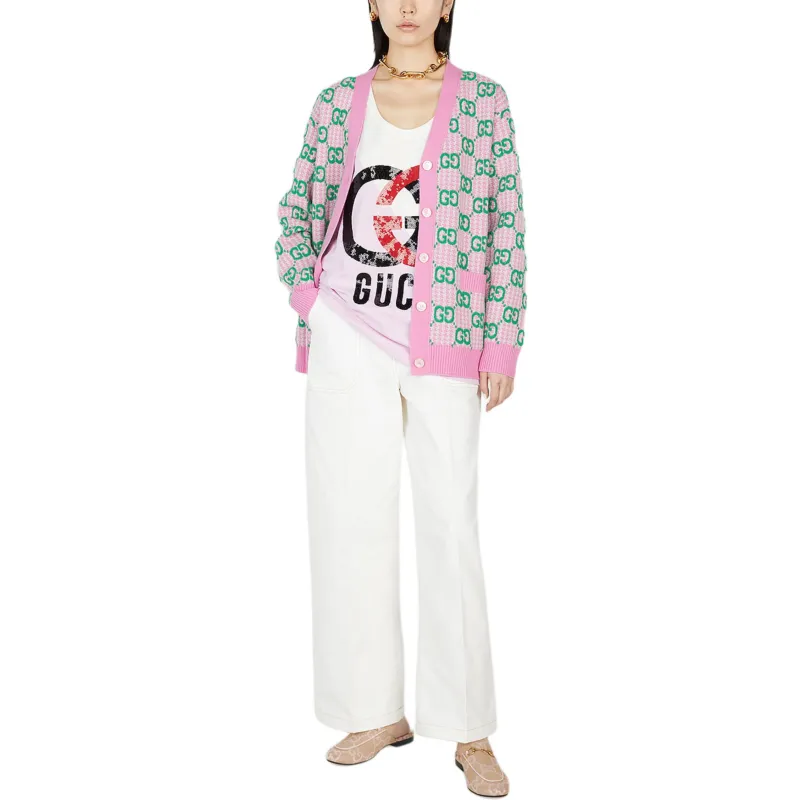 GUCCI Logo Printed Sleeveless Top-1