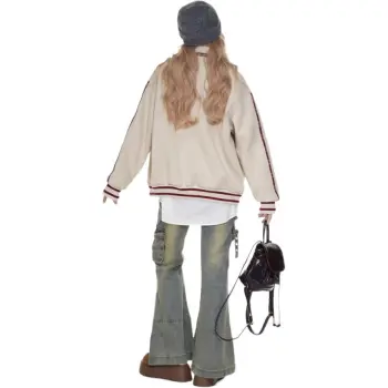 Mu Xiao Xin Velvet feel Coat Women's Apricot