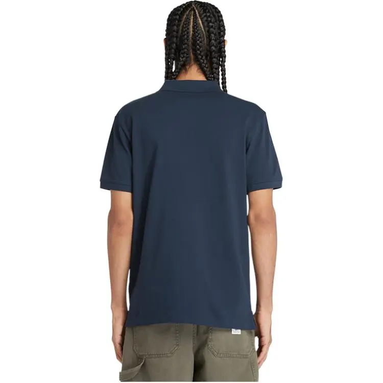 Timberland Polo Shirts Men Dark Sapphire-4
