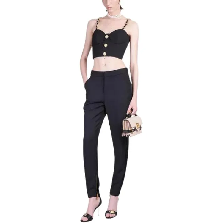 BALMAIN Chain Link straps Top-3