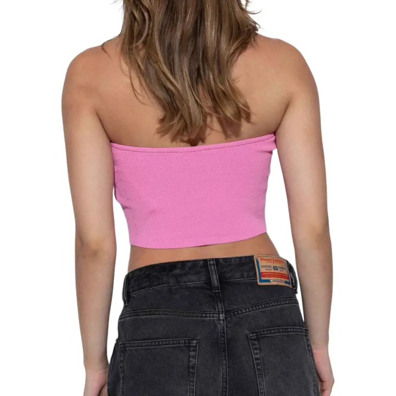 DIESEL M Clarksvillex Logo Plaque Tube Top-4