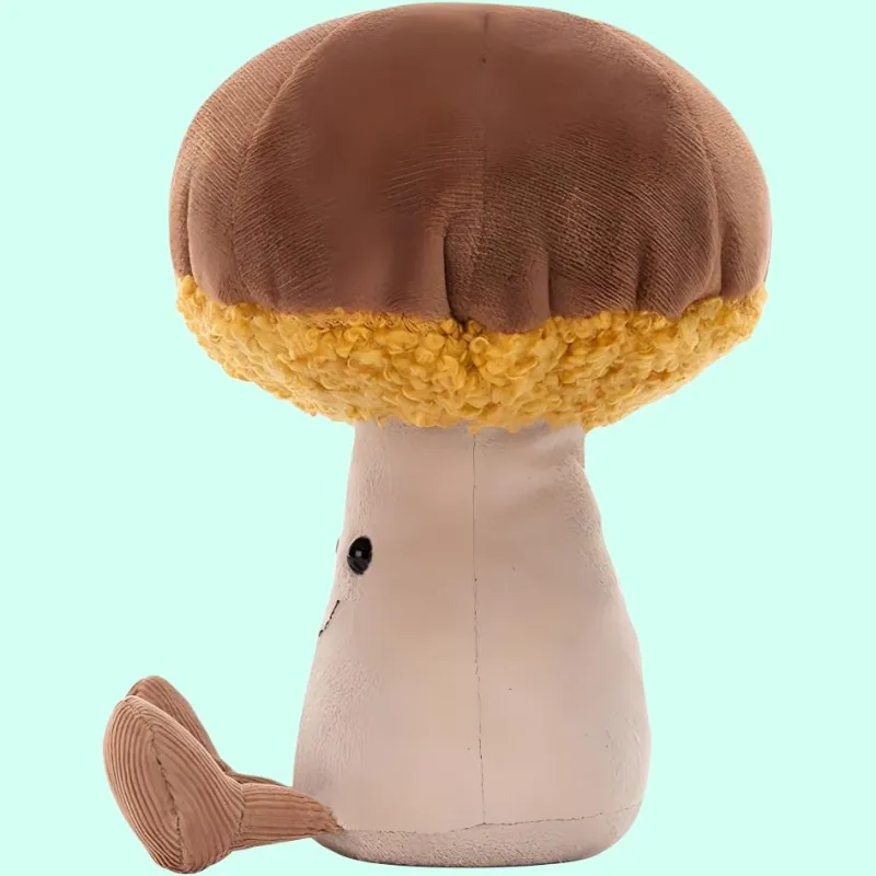 JELLYCAT Fun Food Collection Umbrella Mushroom Sprout Large Size Dolls Plush Doll 25cm Height In Sitting Posture-2
