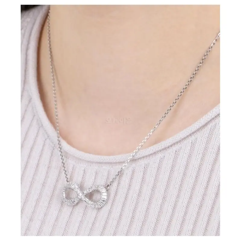 Swarovski Infinity pendant Necklace-3
