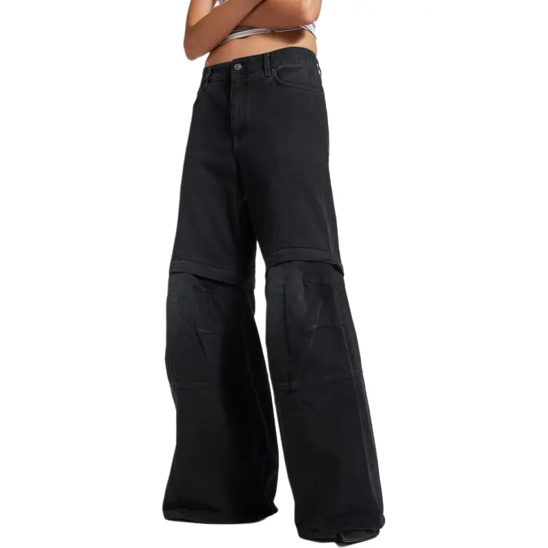 Balenciaga SS25 Jeans Regular Fit Women's Black-3