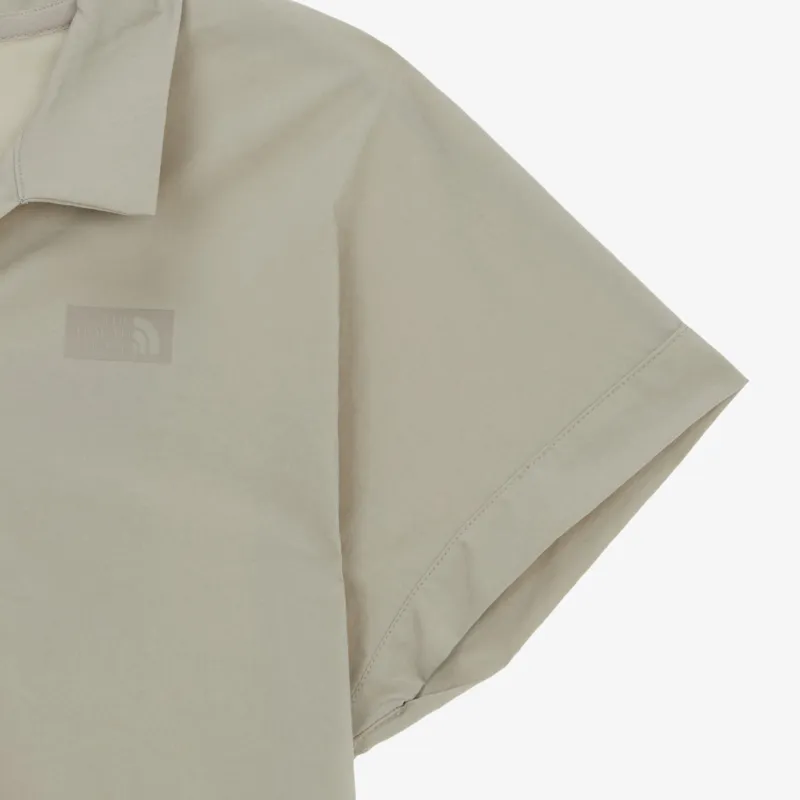 THE NORTH FACE Polo Shirt Women's Gray Beige-3