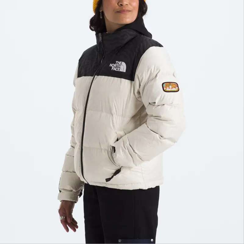 THE NORTH FACE 1996 Retro Nuptse Jacket 'White Dune/TNF Black/TNF Tiger Stripe Print'-3