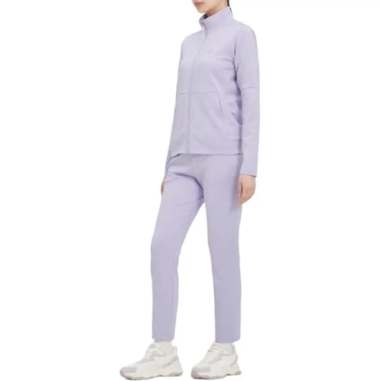 FILA Knitted Sports Pants Unisex Purple-3