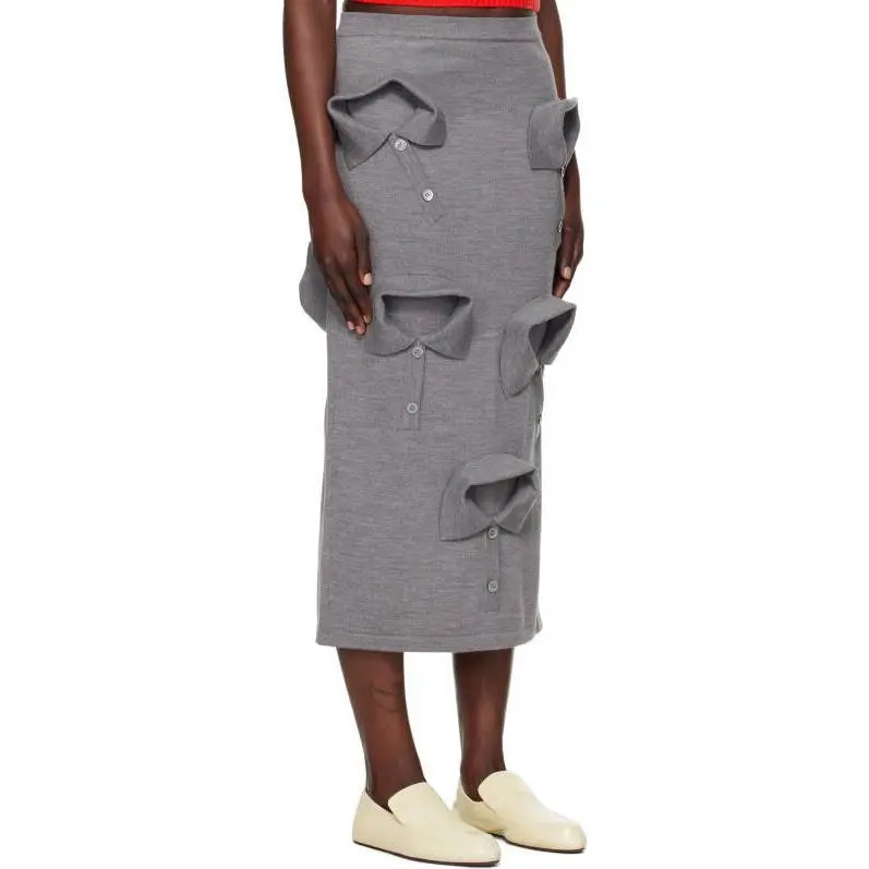 MOSCHINO Multi collar Skirt-1
