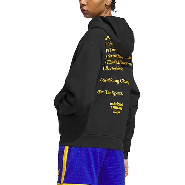 Adidas Originals SS25 Sweatshirt Unisex Black/Sunlight Yellow-8