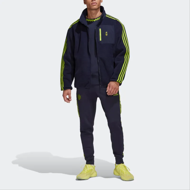 Adidas Free Shipping With AdiClub Manchester United Fleece Jacket-2