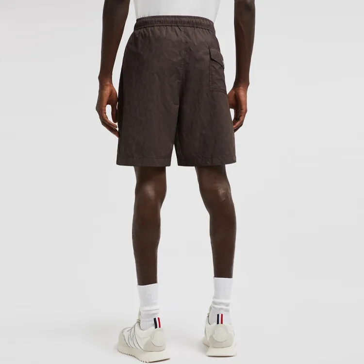 Moncler Monogram Print Swim Shorts-2
