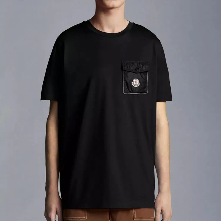 Moncler SS22 T Shirts Men Black-1