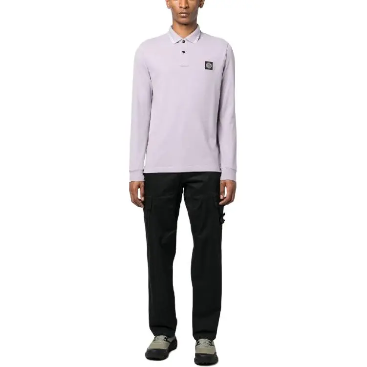 STONE ISLAND Polo Shirt Men's Purple-3