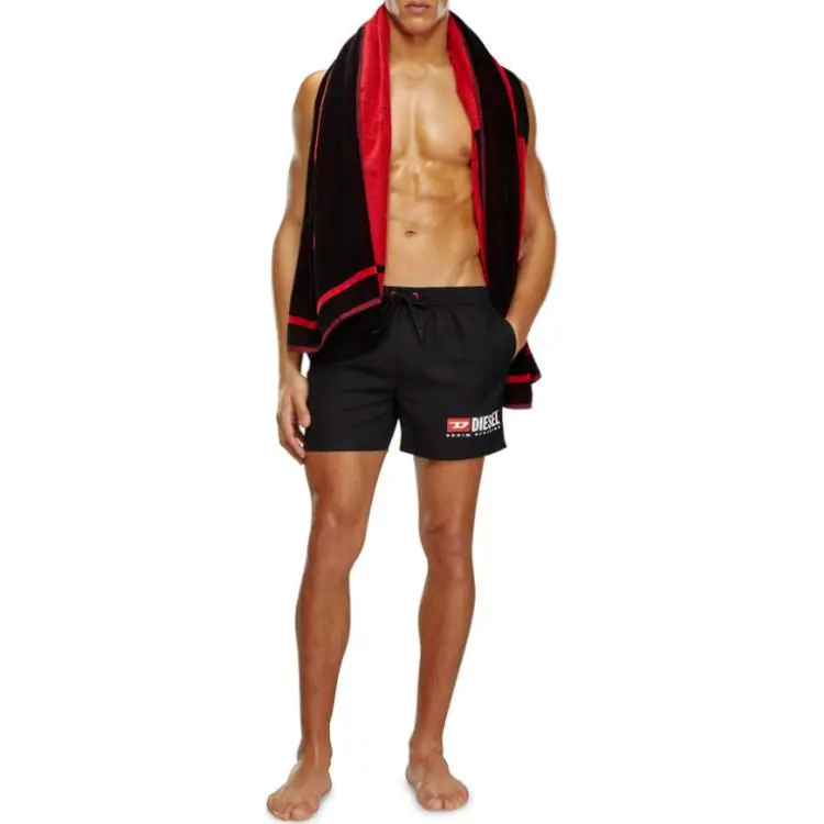 DIESEL Bmbx Ken 37 Denim print Swim Shorts-2