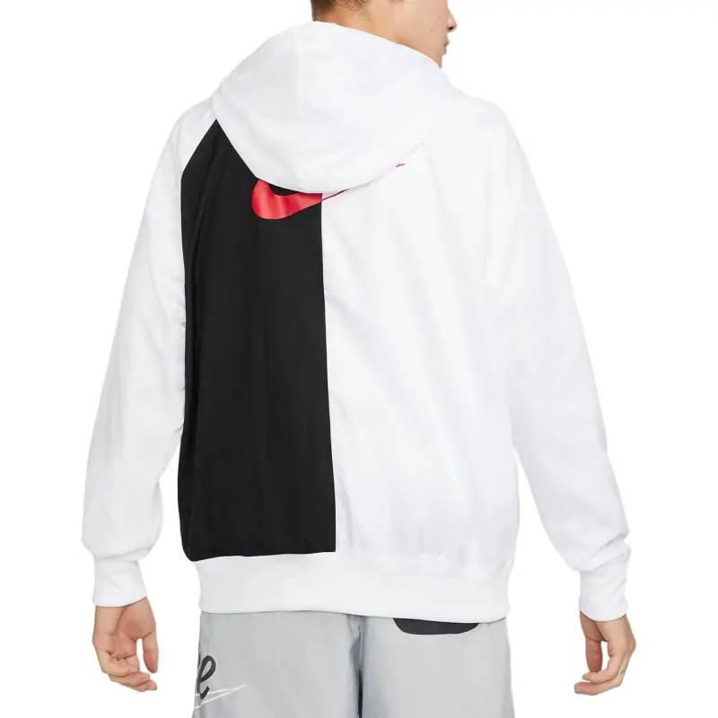 Nike Sportswear Essentials+ Windrunner Jackets Coats Men's Black/White-1