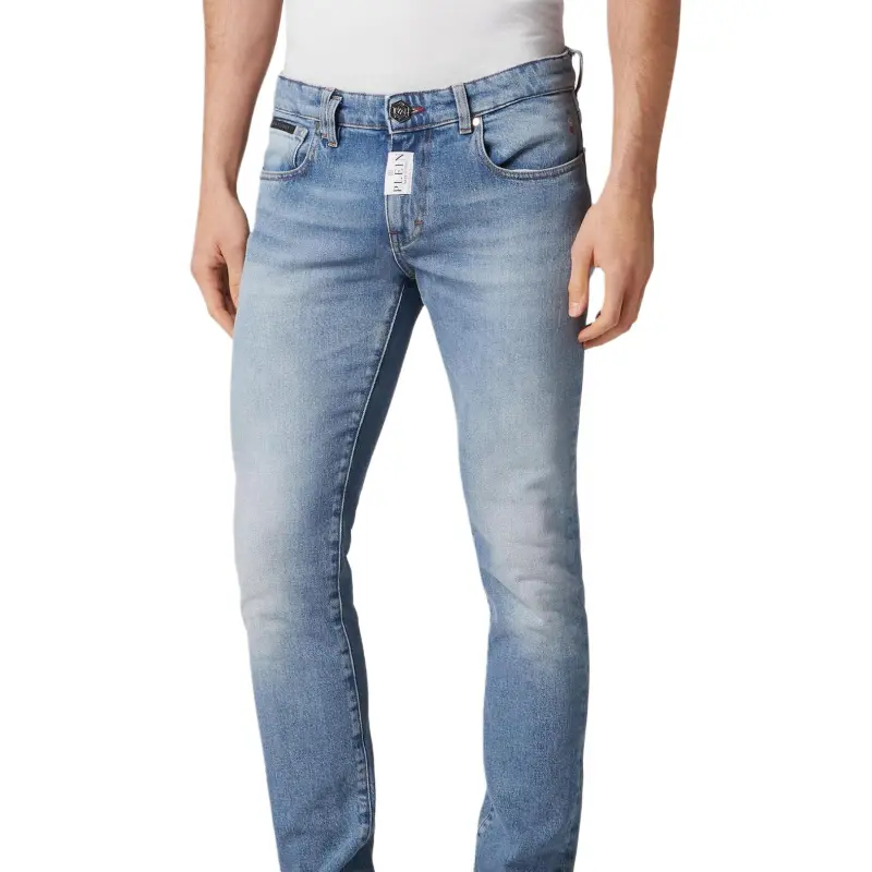 PHILIPP PLEIN Super Fit Logo-plaque Skinny Jeans-4