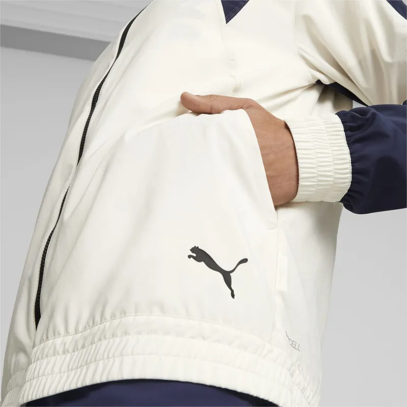 PUMA Jackets Men Ecru-4