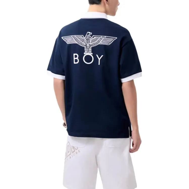 Boy London T Shirt Unisex Navy Blue/White-5