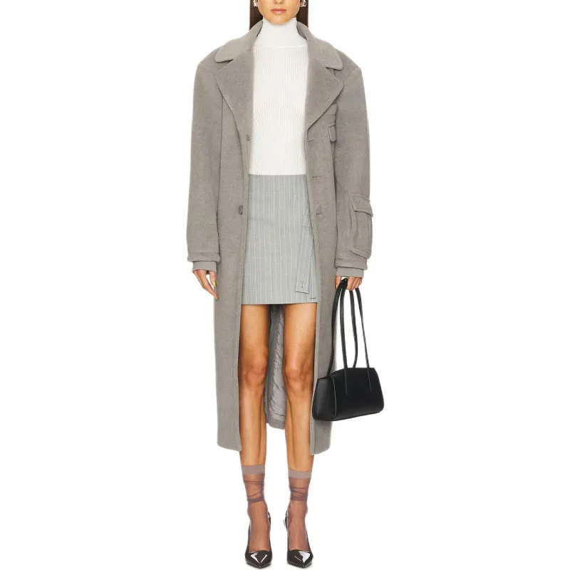 HOUSE OF SUNNY Coat Women's Gray-1