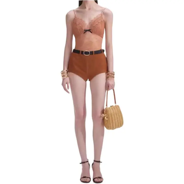 Self portrait Dot pattern Mesh Bodysuit-3