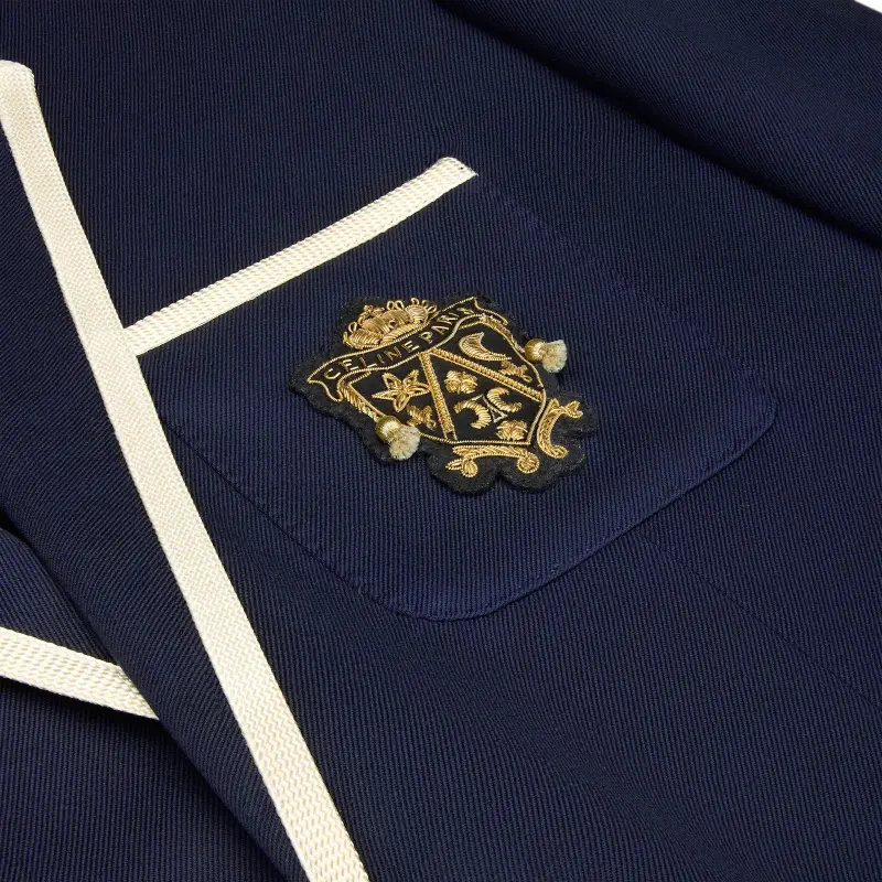 CELINE Blason Classic Jacket In Diagonal Wool-5