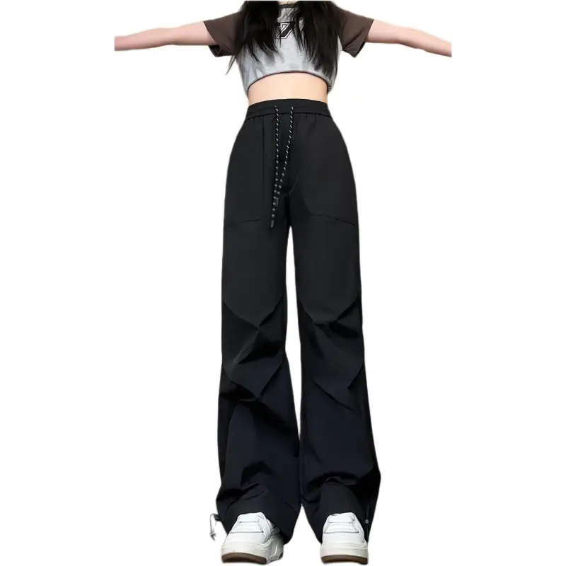BEAR UNION Casual Pants Unisex Black-3
