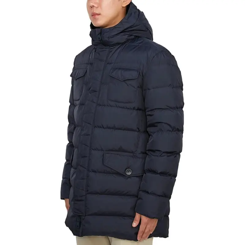 HERNO Hooded Quilted Down Coat-4