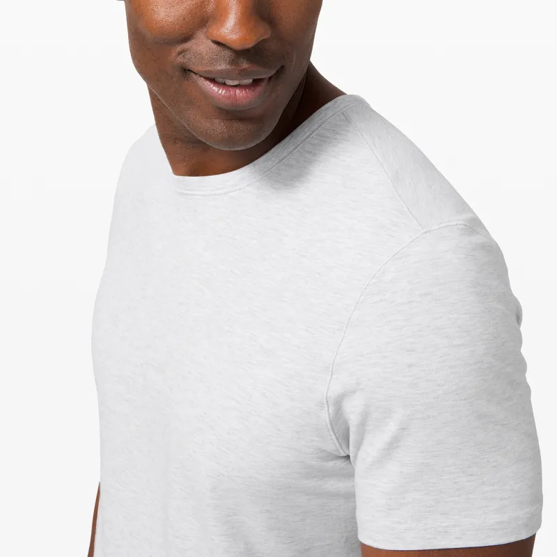 Lululemon T Shirts Men 3 Pack White+Gray+Black-5