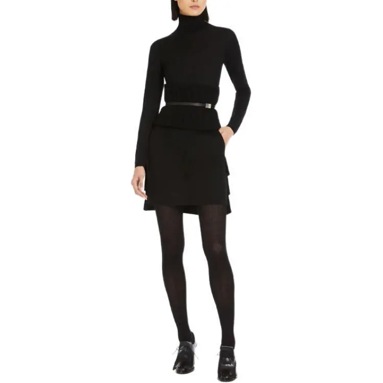 MaxMara Ruffle Detailed Mini Skirt-1