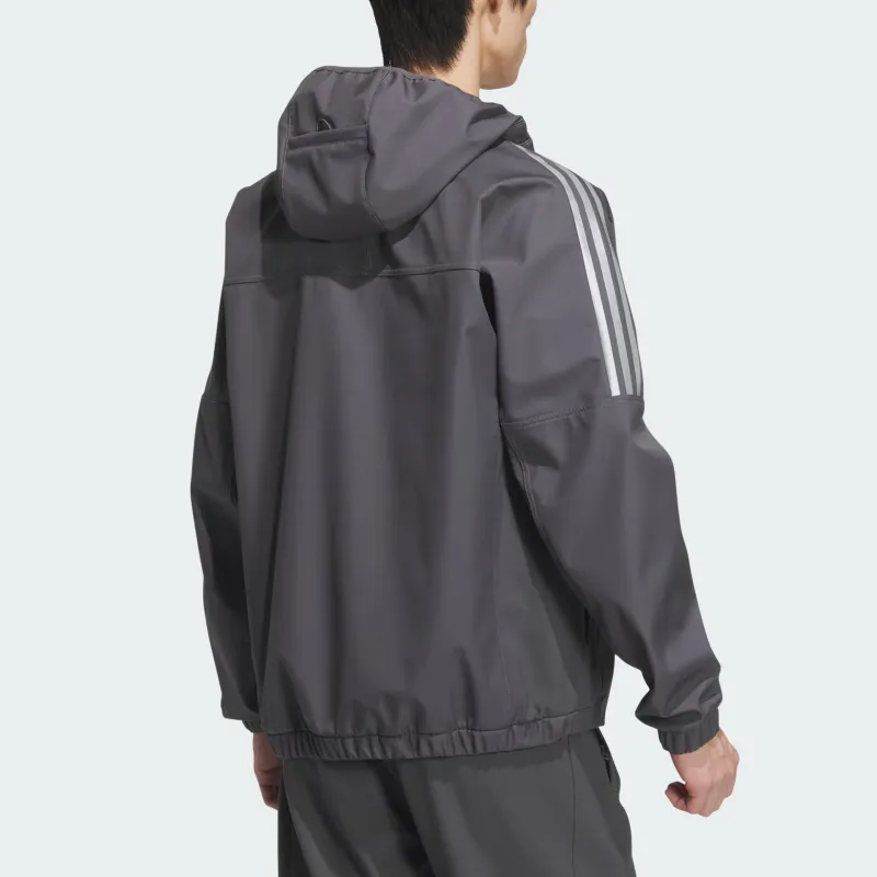 Adidas MUST HAVES FW24 SMALL LOGO Jackets Coats Men's Dark Gray-2