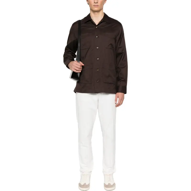 Brunello Cucinelli Long Sleeved Button Up Shirt-1