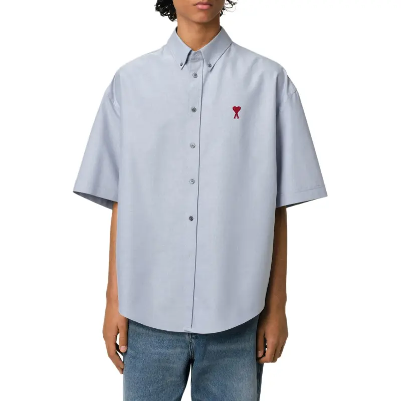 AMIPARIS Paris Ami De Coeur Logo Embroidered Shirt-2