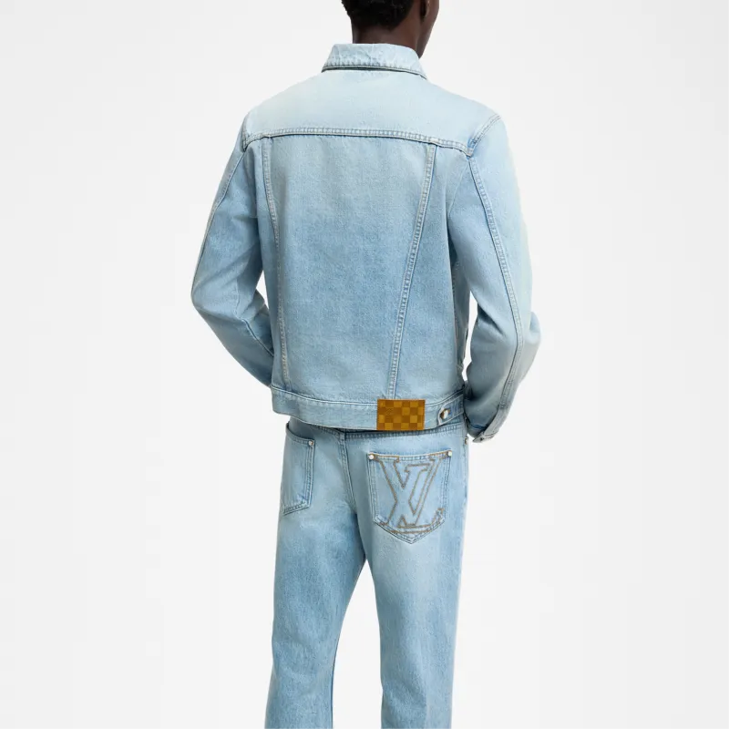LOUIS VUITTON Denim Trucker Jacket-2
