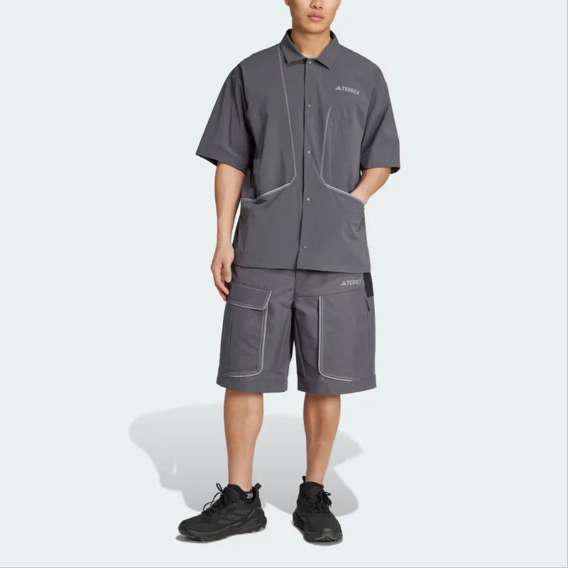 Adidas TerrexXPLORIC Shirt Men's Dark Gray-1