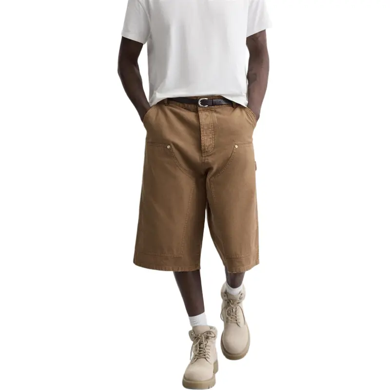 ZARA Casual Shorts Men's Cigar Gray-3