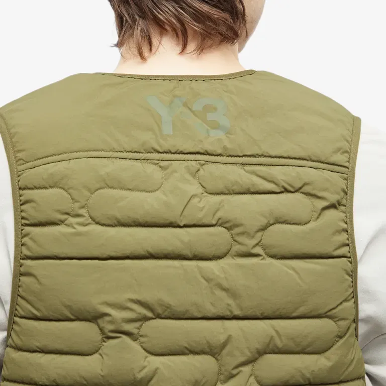 Y 3 Vests Unisex Army Green-4