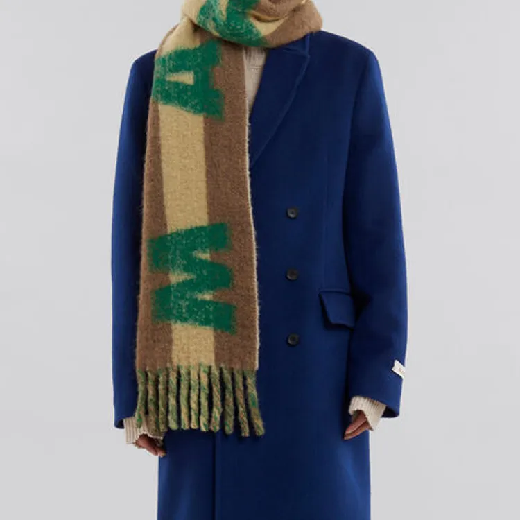 MARNI Virgin Wool Lobster Scarf-1