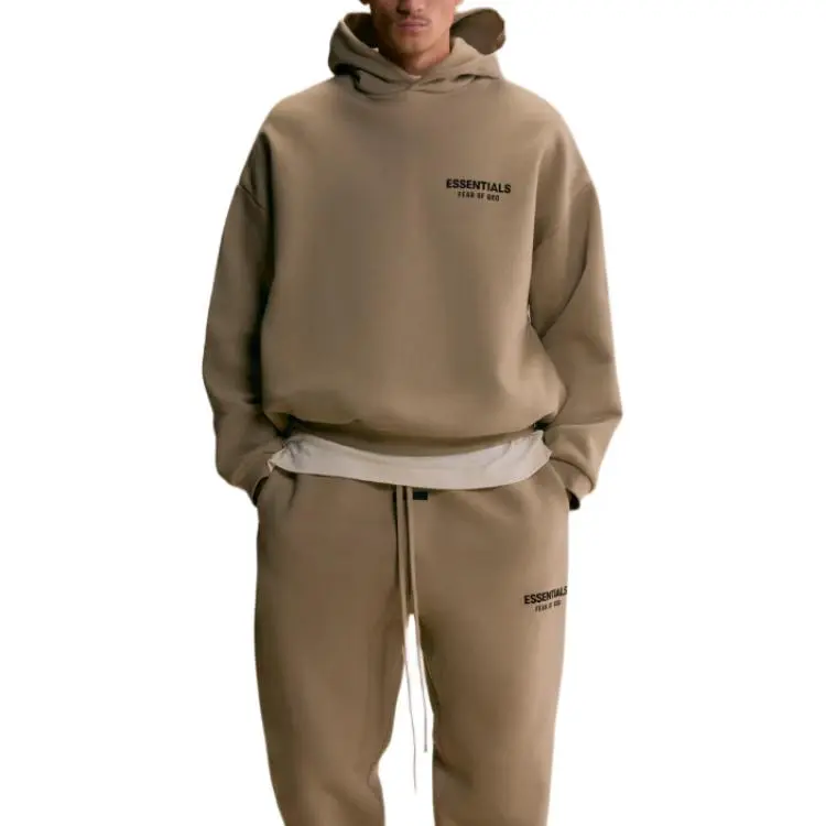 Fear Of God Essentials Raised logo Track Trousers-3