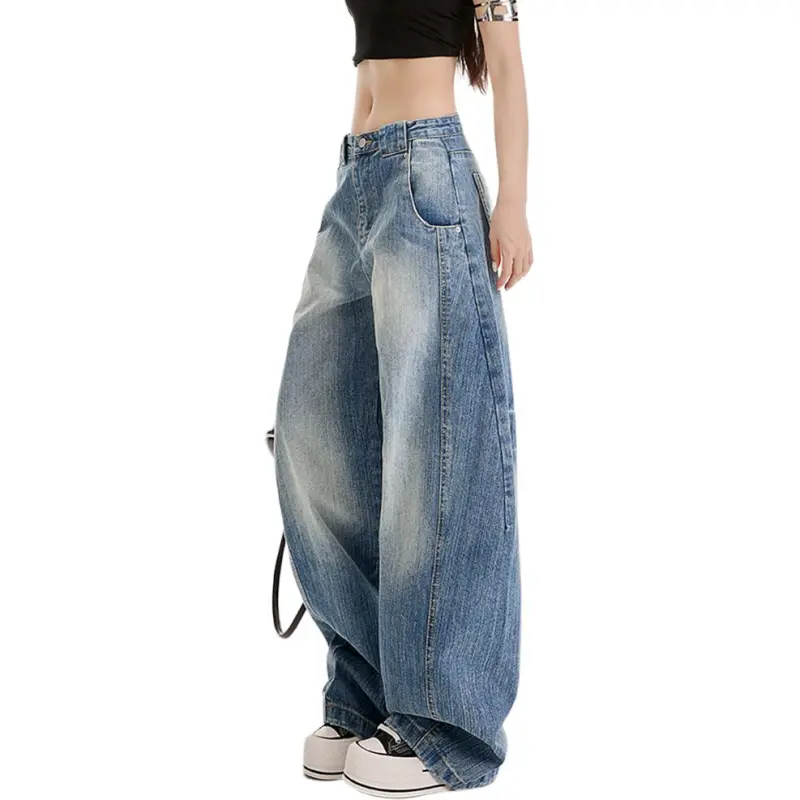 NHZN Jeans Unisex Vintage Blue-3