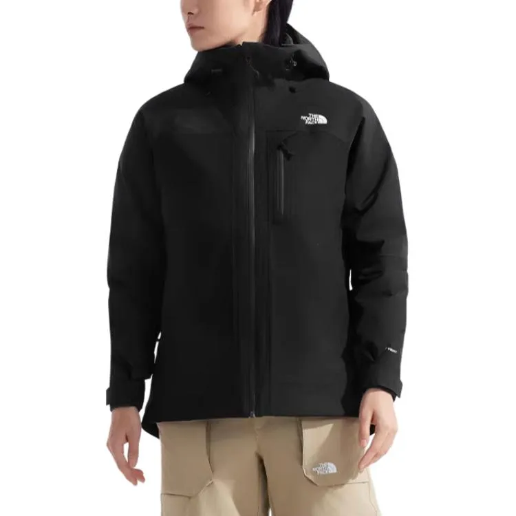 THE NORTH FACE City Outdoor Collection Waterproof And Windproof To Keep Warm Windbreaker Jacket Women's Black-3