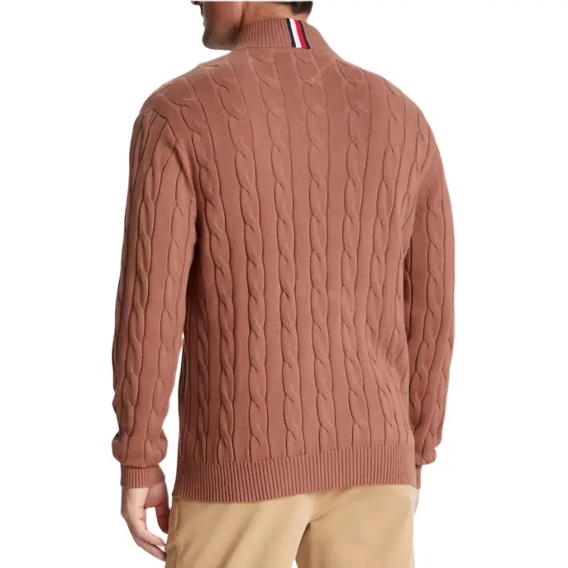 Tommy Hilfiger Sweaters Men Red Brown-3