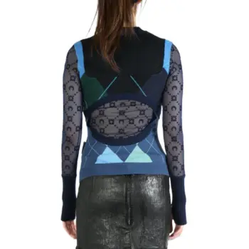 Marine Serre Layered Sweater