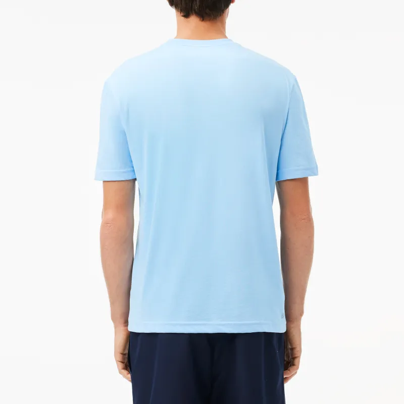 LACOSTE T Shirts Men Sky Blue-2